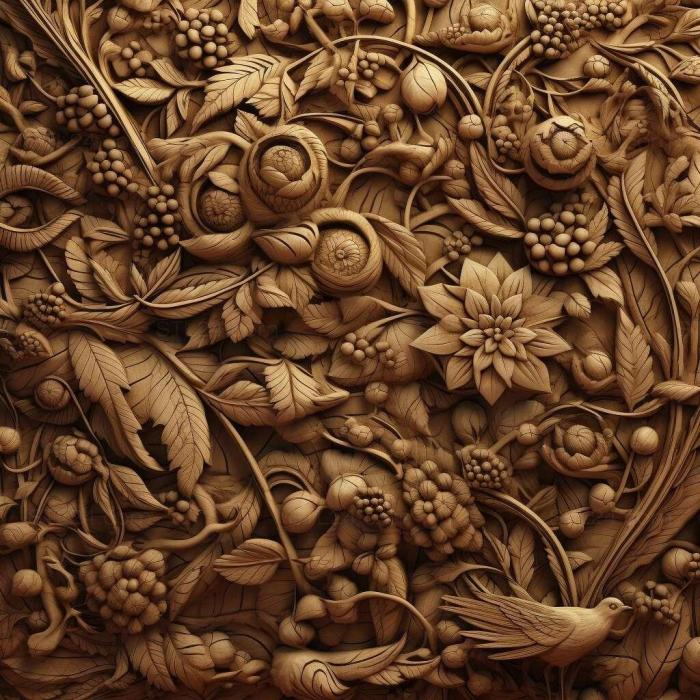 Patterns and decorations (stl full frame 2, PATTERN_1206) 3D models for cnc